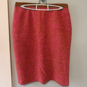 Boden Freya Pencil Skirt, pink tweed